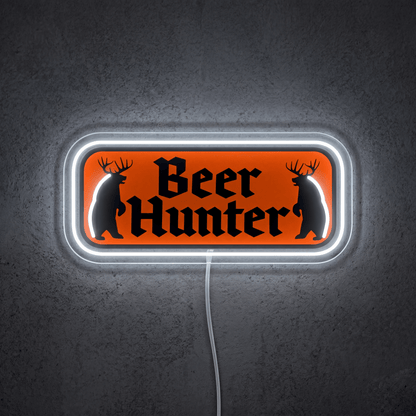 ShineNeon™ Beer Hunter Funny Badge Neon Sign USB Power - Shineneon