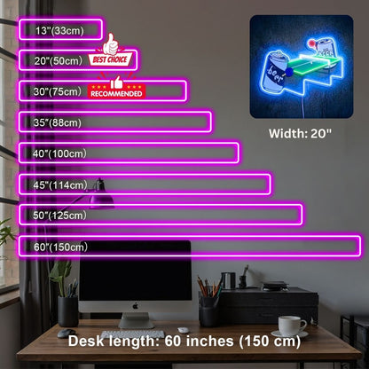 ShineNeon™ Beer Pong LED Neon Sign Funny Game Room Wall Decor Pub Vibe USB Power - Shineneon