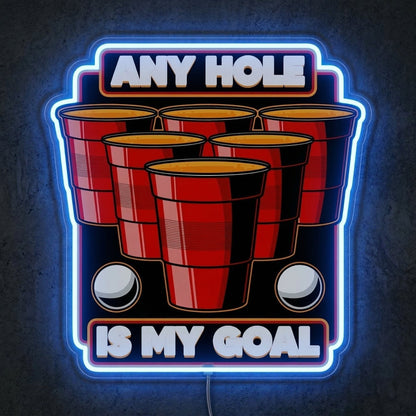 ShineNeon™ Beer Pong Red Cup Neon Sign Funny Party Game Room Decor USB Power Neon Sign - Shineneon