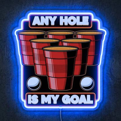 ShineNeon™ Beer Pong Red Cup Neon Sign Funny Party Game Room Decor USB Power Neon Sign - Shineneon
