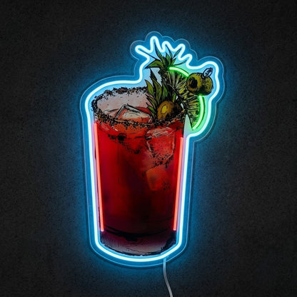 ShineNeon™ Bloody Mary Cocktail Neon Sign USB Power - Shineneon