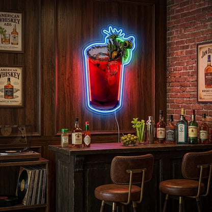 ShineNeon™ Bloody Mary Cocktail Neon Sign USB Power - Shineneon
