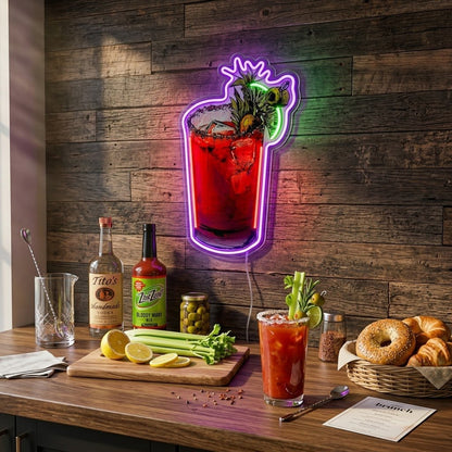ShineNeon™ Bloody Mary Cocktail Neon Sign USB Power - Shineneon