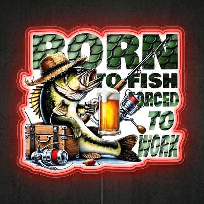 ShineNeon™ Born To Fish neon sign USB Power - Shineneon