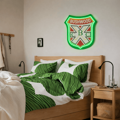 ShineNeon™ Bushwood Country Club LED Neon Sign - Retro Golf Decor for Man Cave - Shineneon