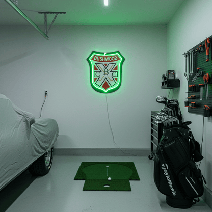 ShineNeon™ Bushwood Country Club LED Neon Sign - Retro Golf Decor for Man Cave - Shineneon