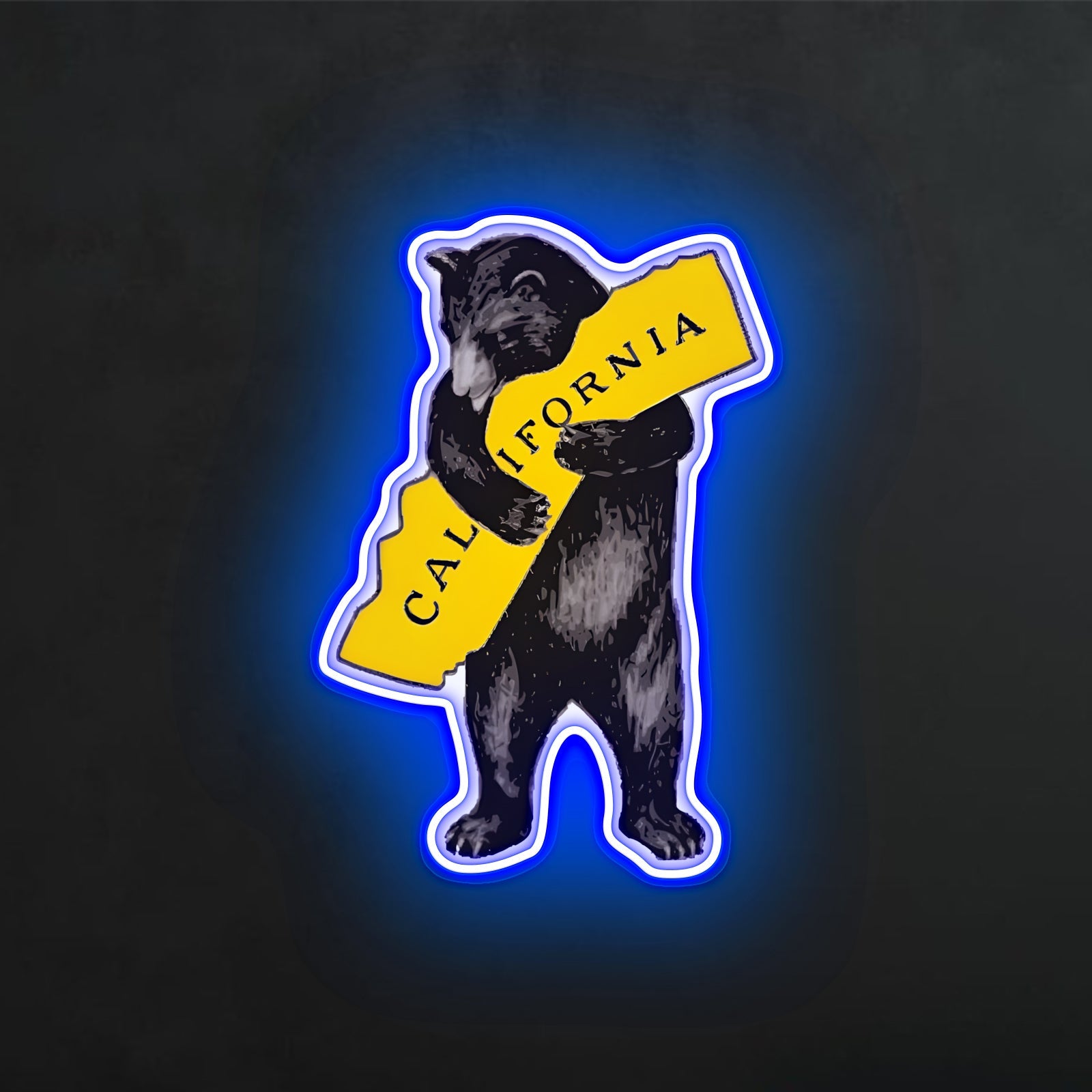 ShineNeon™ California Bear LED Neon Sign USB Powered Wall Decor for Bedroom Office Game Room - Shineneon