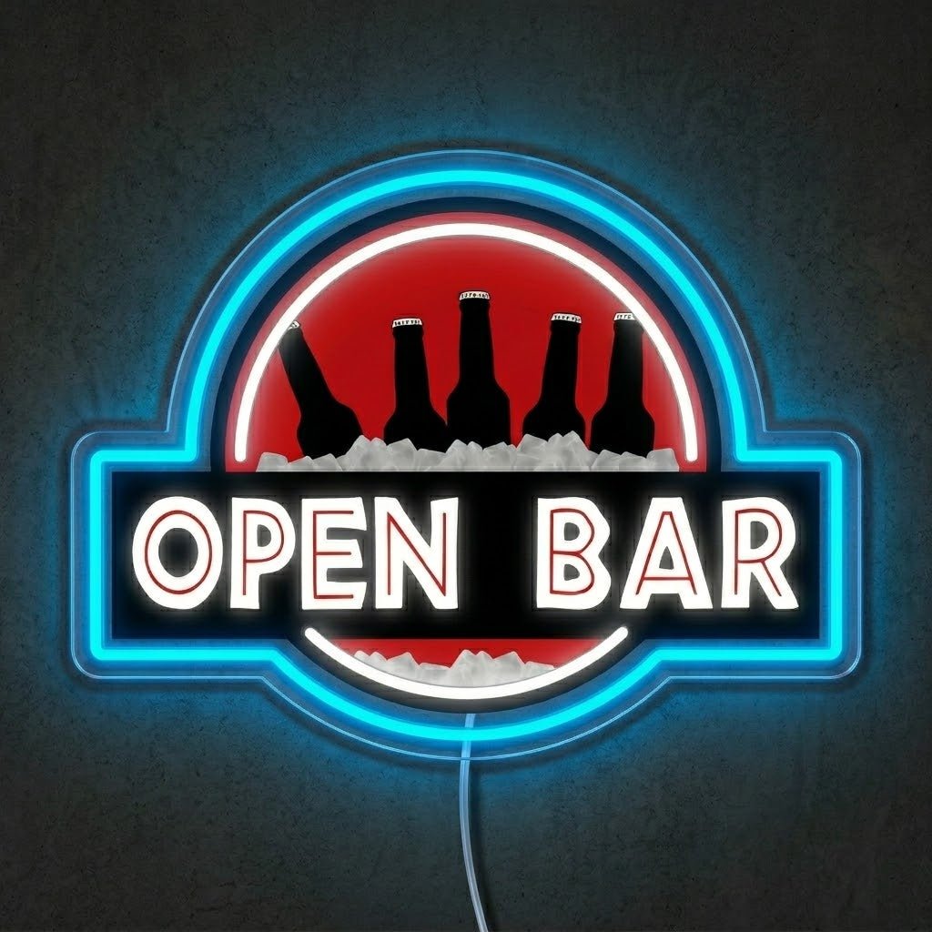 ShineNeon™ Classic Open Bar Retro Lounge Neon Sign USB Power - Shineneon