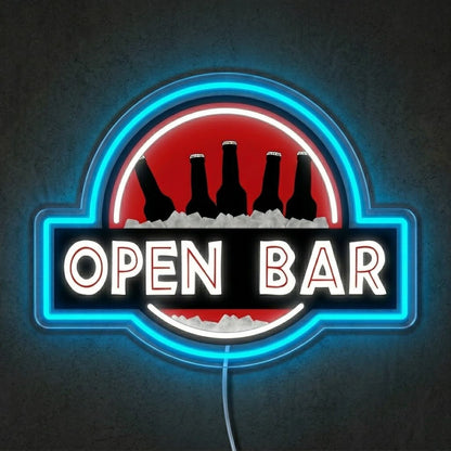 ShineNeon™ Classic Open Bar Retro Lounge Neon Sign USB Power - Shineneon