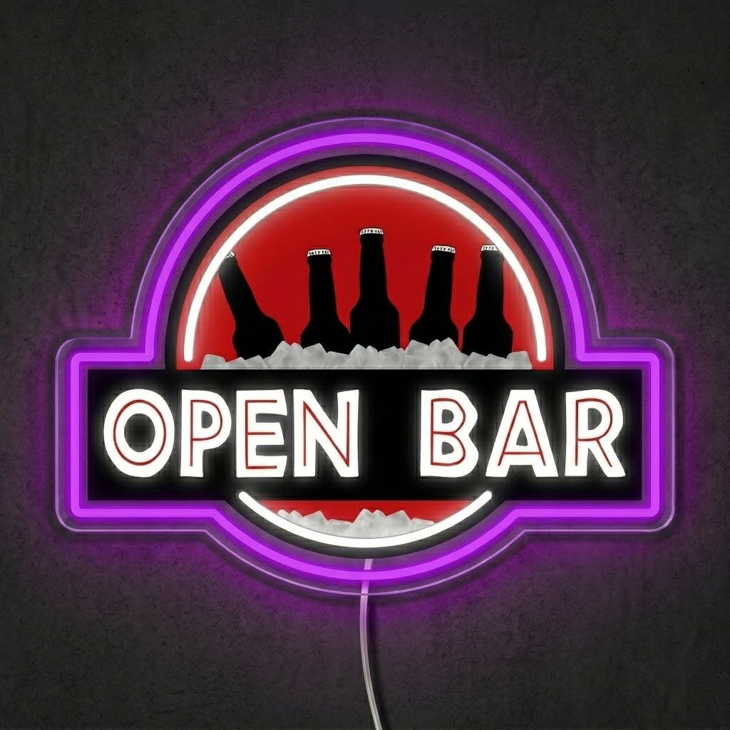 ShineNeon™ Classic Open Bar Retro Lounge Neon Sign USB Power - Shineneon
