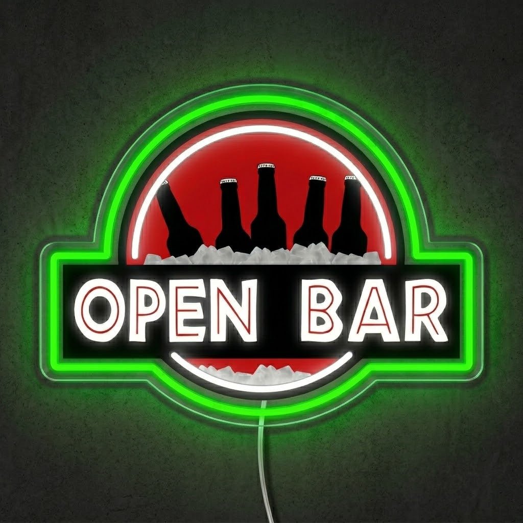 ShineNeon™ Classic Open Bar Retro Lounge Neon Sign USB Power - Shineneon