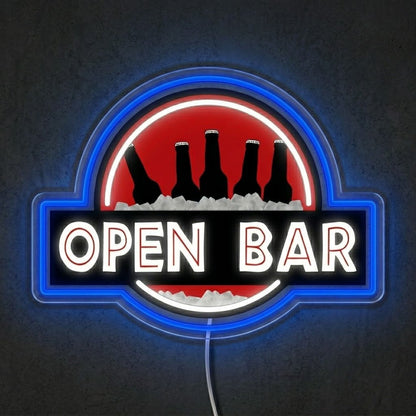 ShineNeon™ Classic Open Bar Retro Lounge Neon Sign USB Power - Shineneon