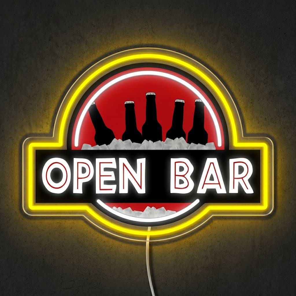 ShineNeon™ Classic Open Bar Retro Lounge Neon Sign USB Power - Shineneon