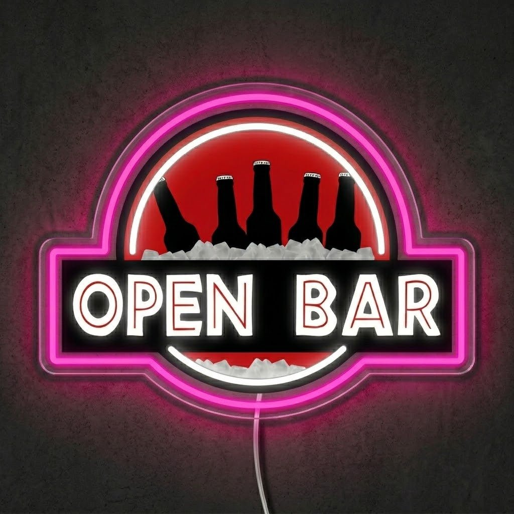 ShineNeon™ Classic Open Bar Retro Lounge Neon Sign USB Power - Shineneon