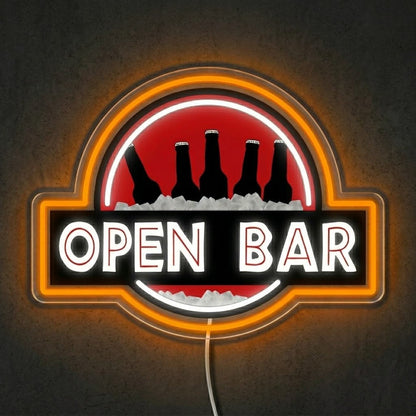 ShineNeon™ Classic Open Bar Retro Lounge Neon Sign USB Power - Shineneon