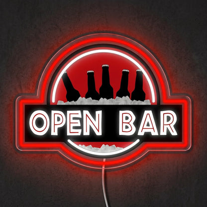 ShineNeon™ Classic Open Bar Retro Lounge Neon Sign USB Power - Shineneon