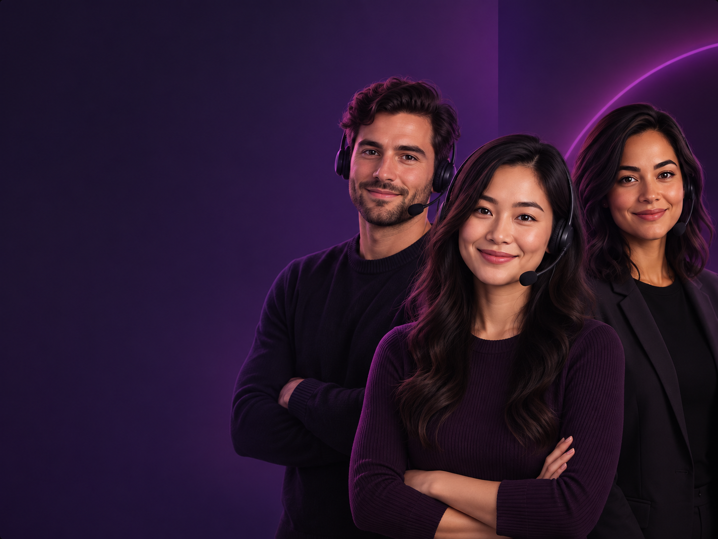 ShineNeon customer care specialist illustration