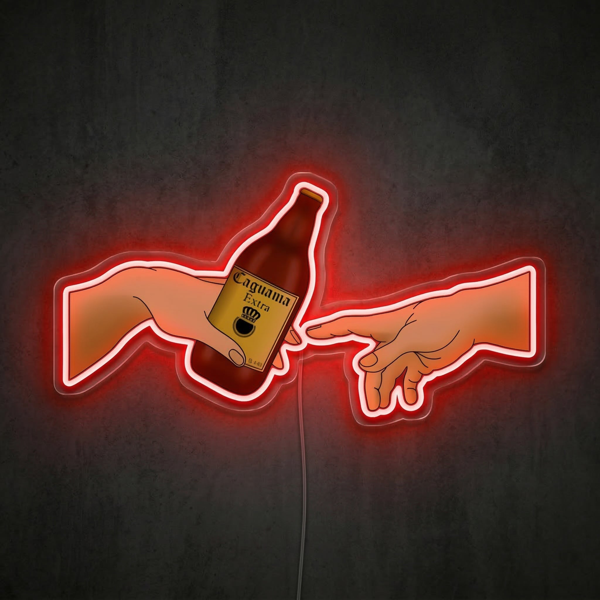 ShineNeon™ Creation of Beer Neon Sign Caguama Extra Art Decor for Home Bar USB Neon Sign - Shineneon