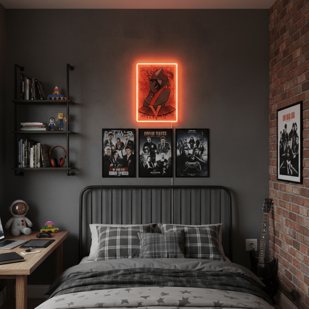 ShineNeon™ Cyber - V LED Neon Sign Gaming Room Wall Decor(USB Power) - Shineneon