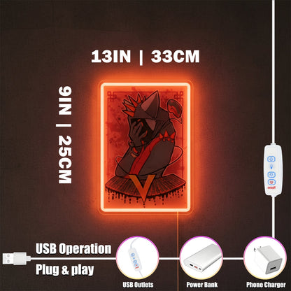 ShineNeon™ Cyber - V LED Neon Sign Gaming Room Wall Decor(USB Power) - Shineneon