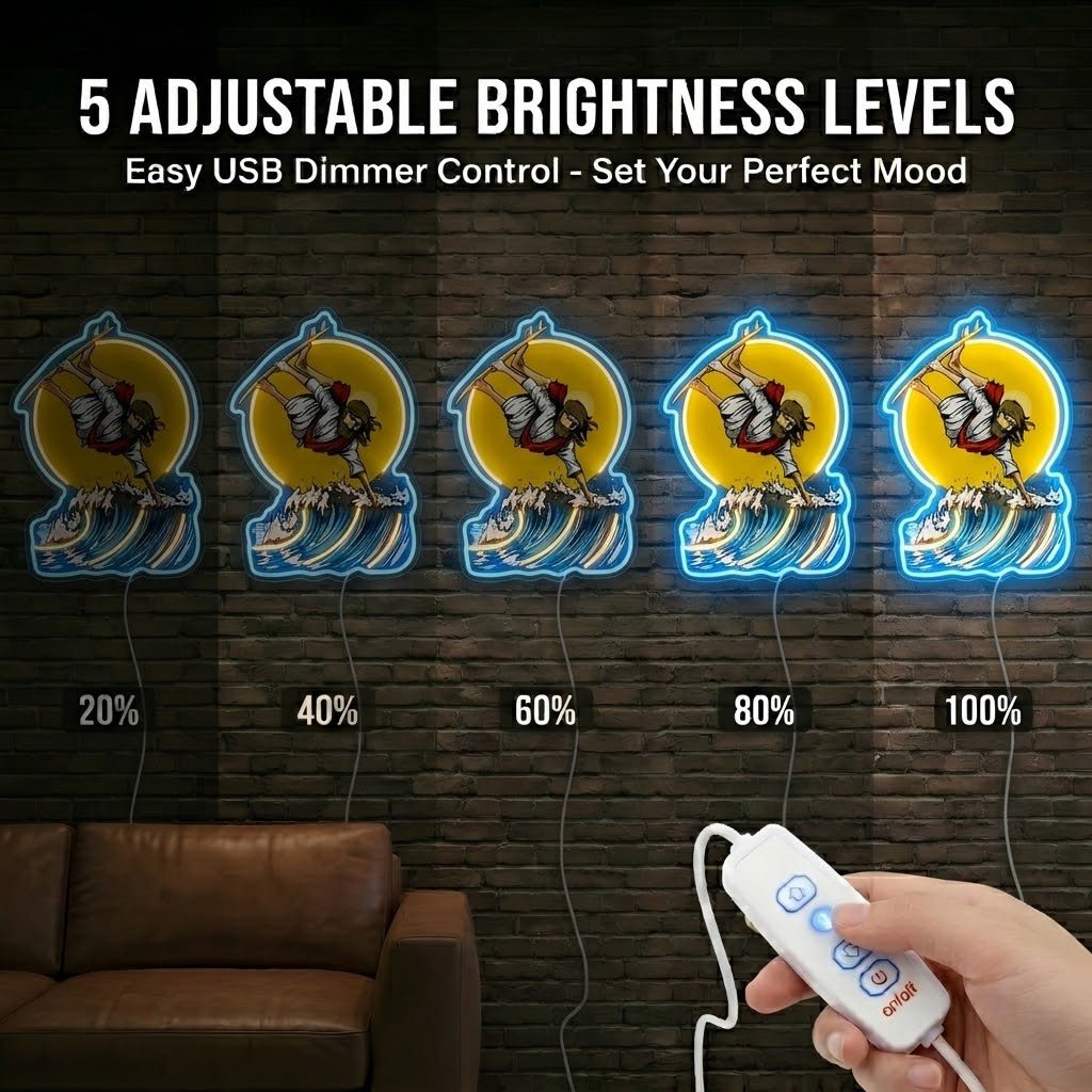 ShineNeon™ Eagle Catching Fish Neon Sign USB Power - Shineneon