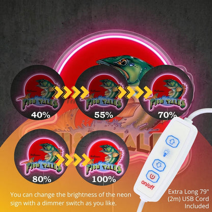 ShineNeon™ Fish Tails neon sign USB Power - Shineneon