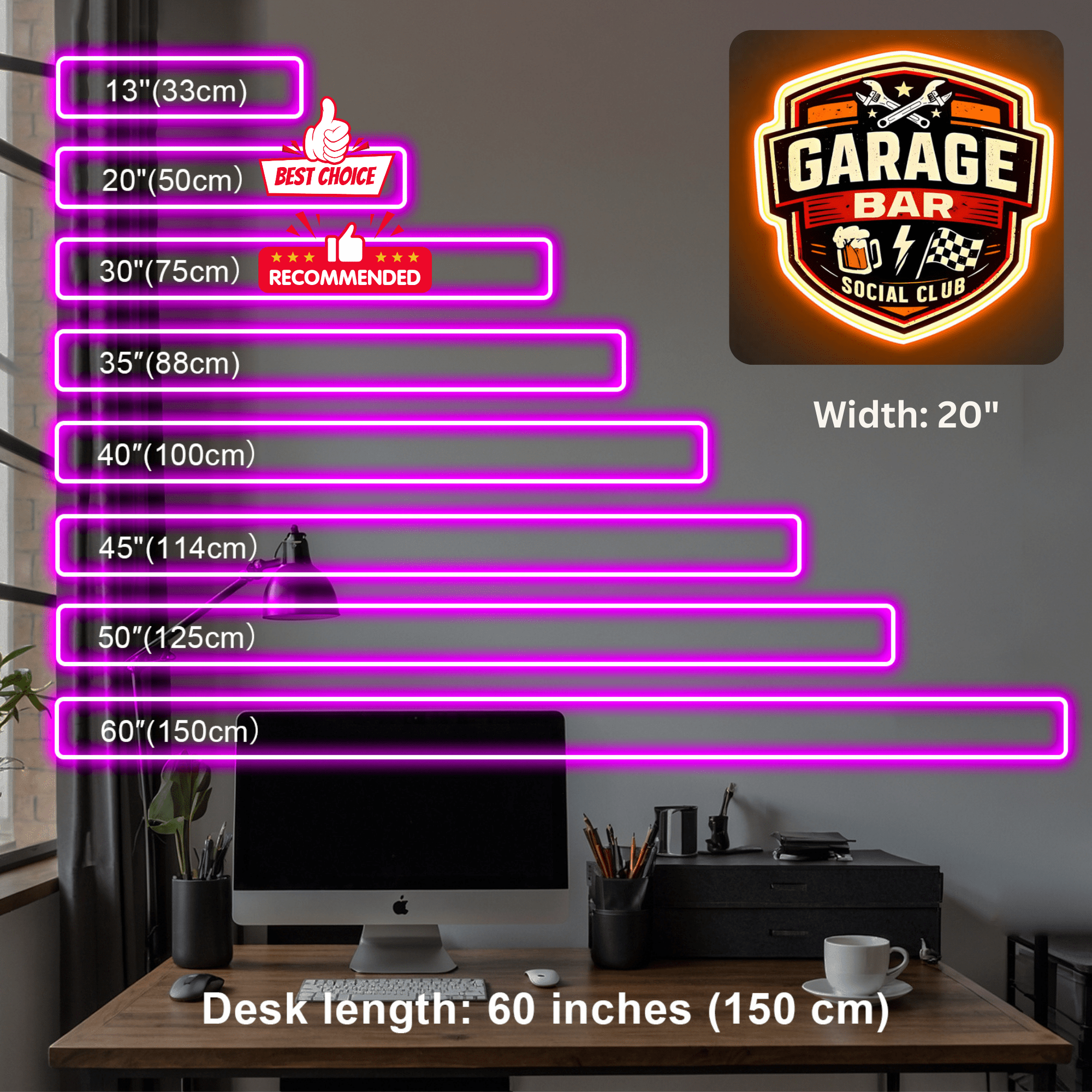 ShineNeon™ Garage Bar Neon Sign for Workshop & Man Cave USB Led Neon Sign - Shineneon