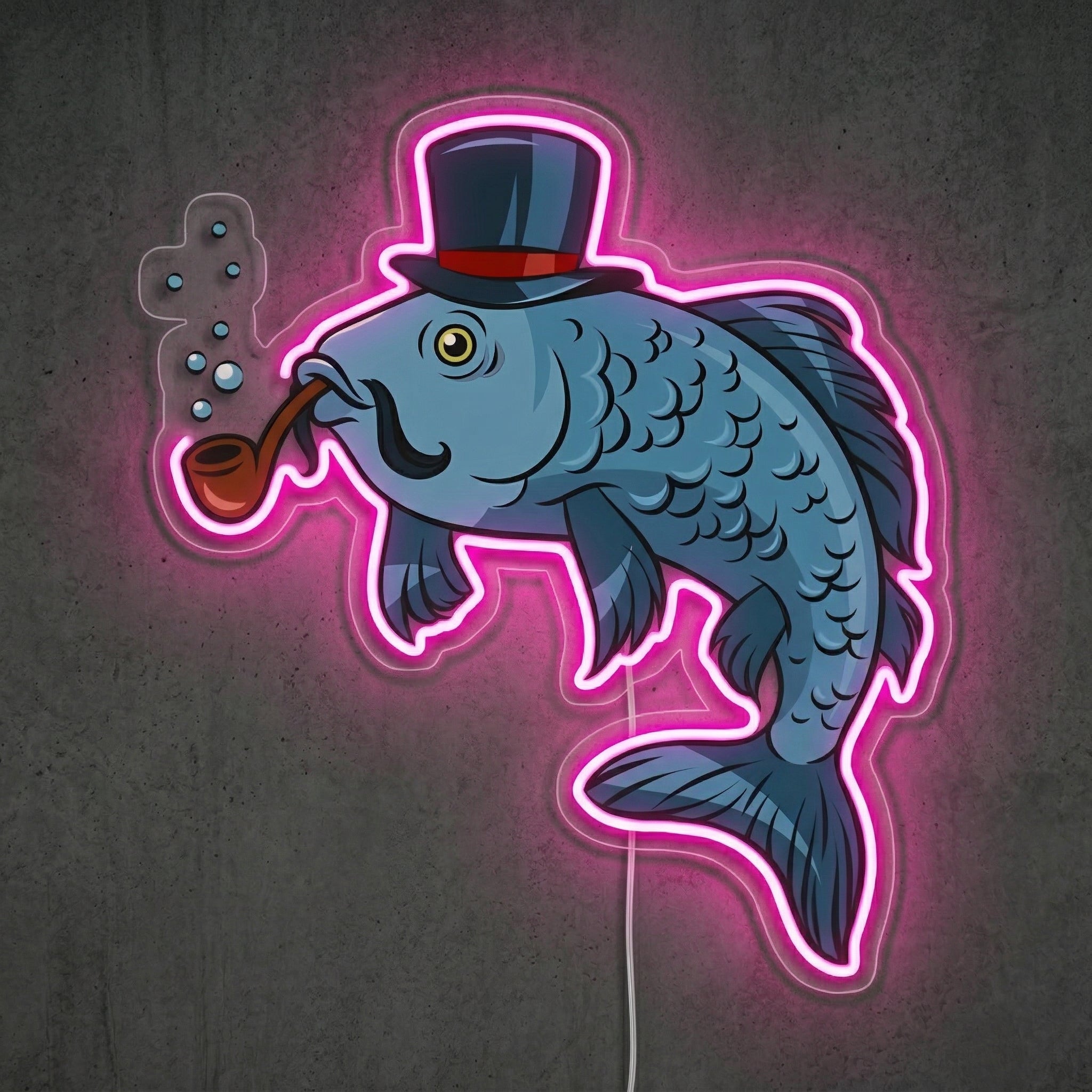 ShineNeon™ Gentleman Dolphin neon sign USB Power - Shineneon