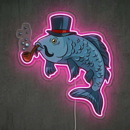 ShineNeon™ Gentleman Dolphin neon sign USB Power - Shineneon