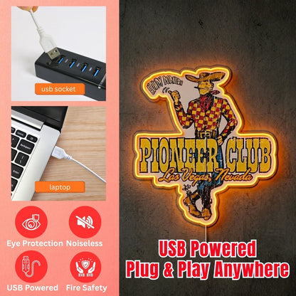 ShineNeon™ Hanging Cowboy neon sign USB Power - Shineneon