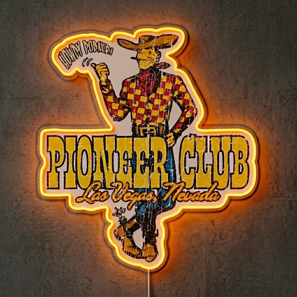 ShineNeon™ Hanging Cowboy neon sign USB Power - Shineneon