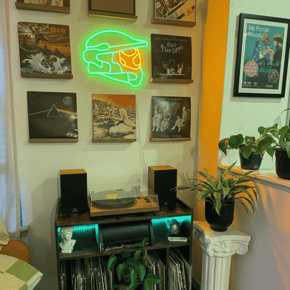 ShineNeon™ Helmet Neon Sign – Cool Gamer & Sports Decor for Man Cave, Game Room, or Office - Shineneon