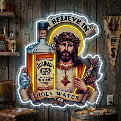ShineNeon™ Jesus Whiskey Label Neon Sign USB Power - Shineneon