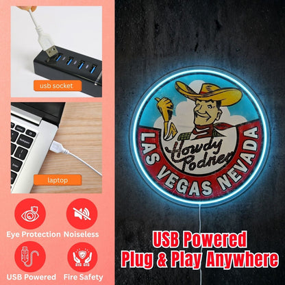 ShineNeon™ Las Vegas Donkey neon sign USB Power - Shineneon