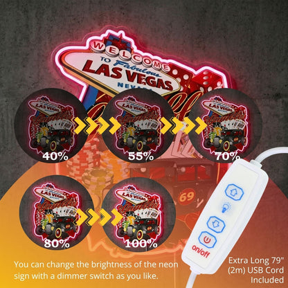 ShineNeon™ Las Vegas Monster Truck neon sign USB Power - Shineneon
