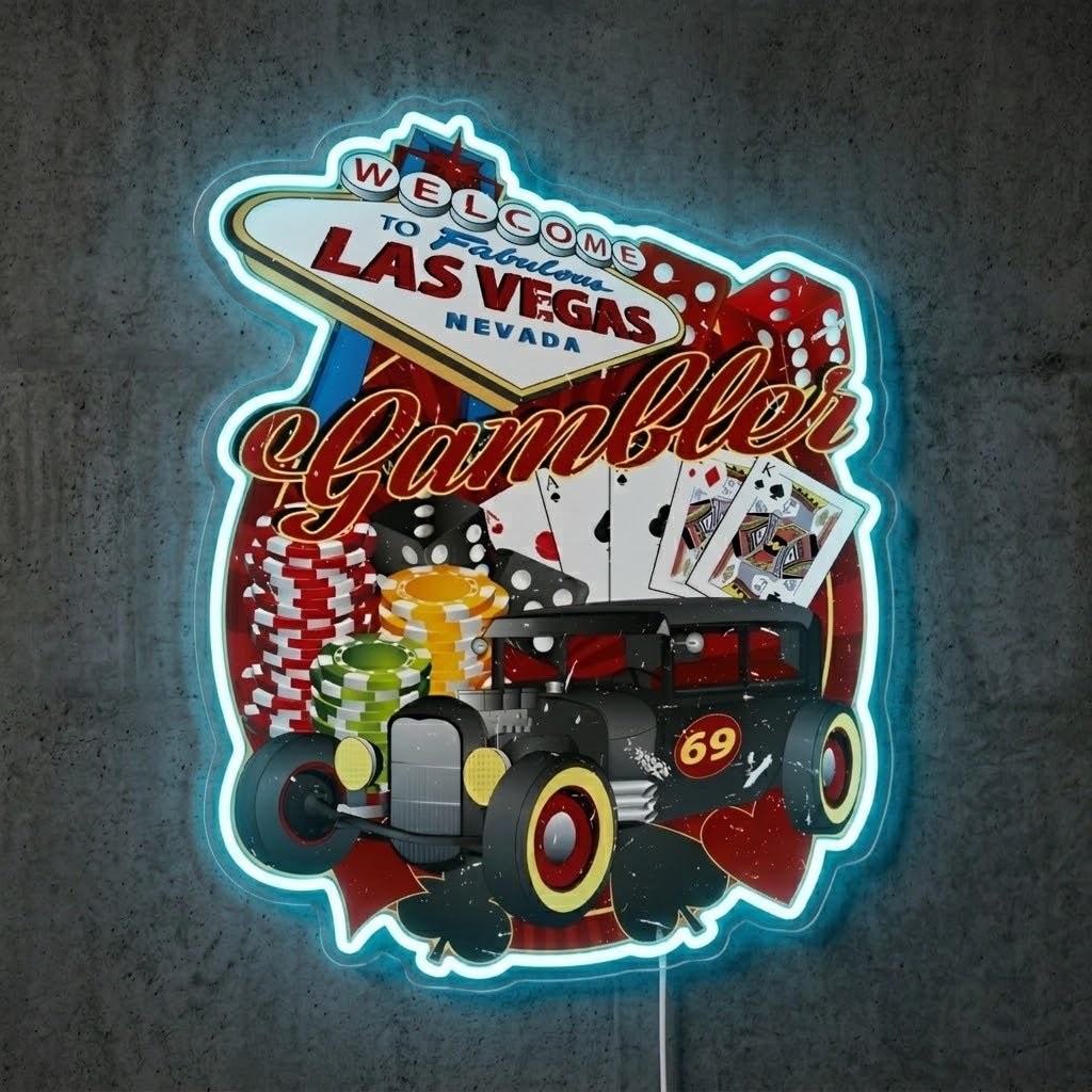 ShineNeon™ Las Vegas Monster Truck neon sign USB Power - Shineneon