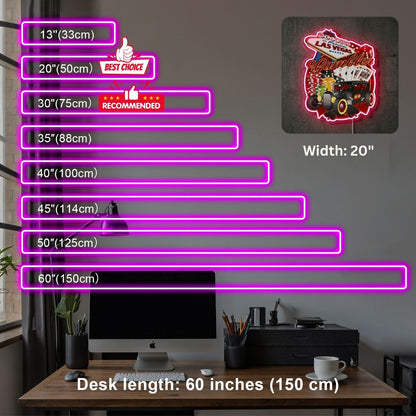 ShineNeon™ Las Vegas Monster Truck neon sign USB Power - Shineneon