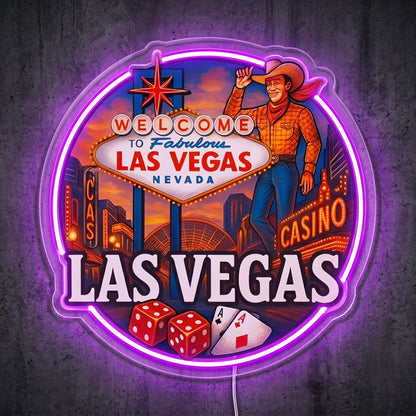 ShineNeon™ Las Vegas Roulette neon sign USB Power - Shineneon