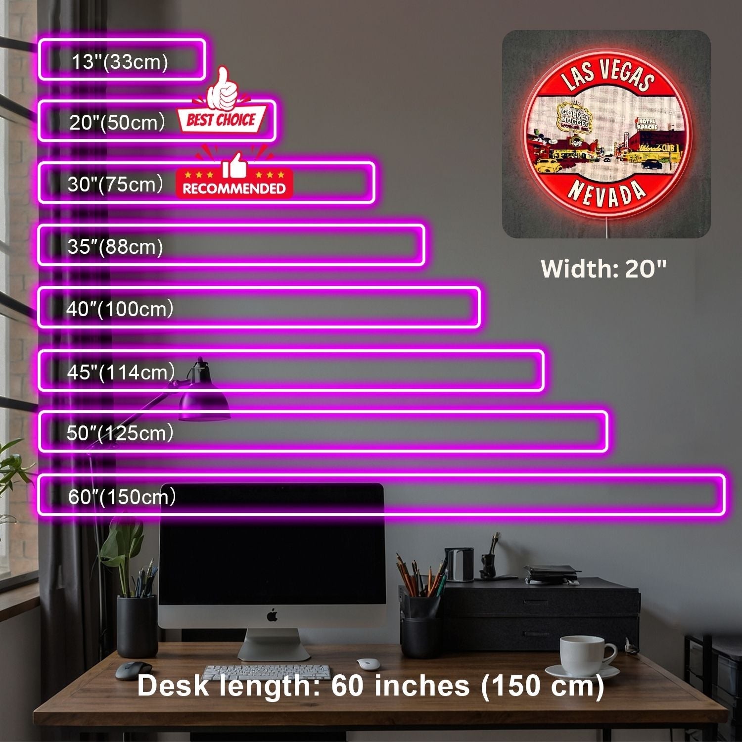 ShineNeon™ Las Vegas Skyline neon sign USB Power - Shineneon