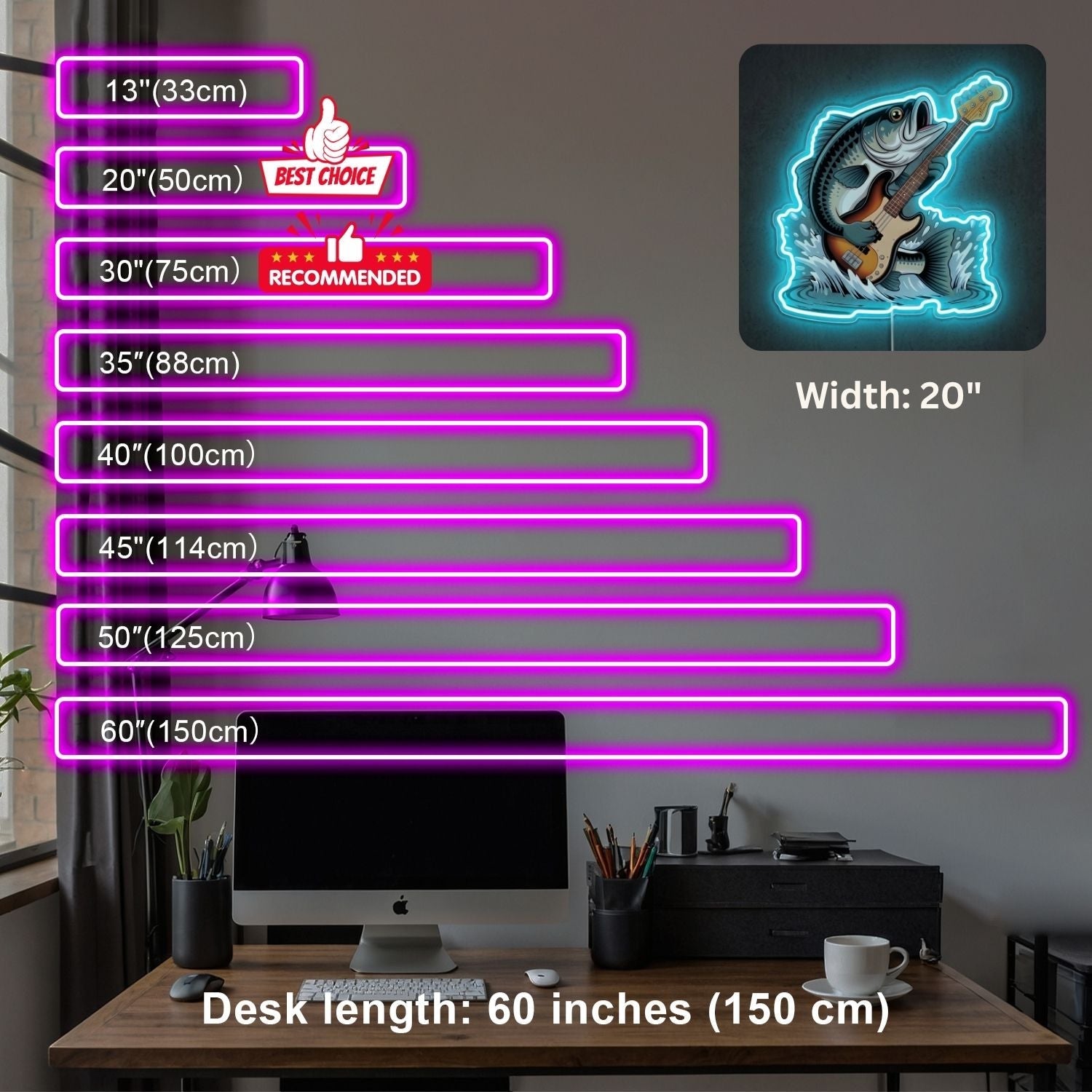 ShineNeon™ Marlin Strike Motion neon sign USB Power - Shineneon