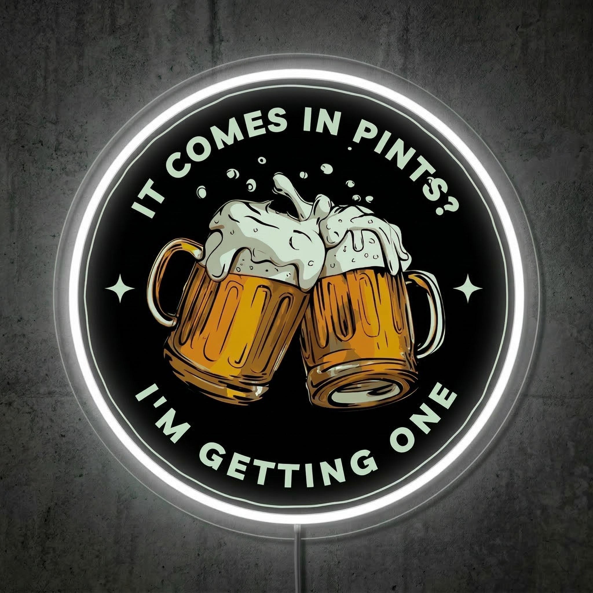 ShineNeon™ Pints Quote Neon Sign Funny Fantasy Movie Bar Decor USB Power Neon Sign - Shineneon