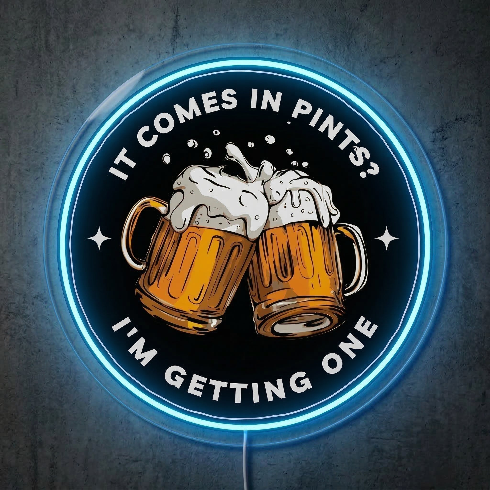 ShineNeon™ Pints Quote Neon Sign Funny Fantasy Movie Bar Decor USB Power Neon Sign - Shineneon