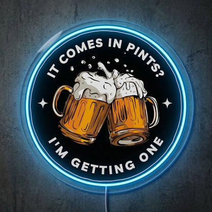 ShineNeon™ Pints Quote Neon Sign Funny Fantasy Movie Bar Decor USB Power Neon Sign - Shineneon