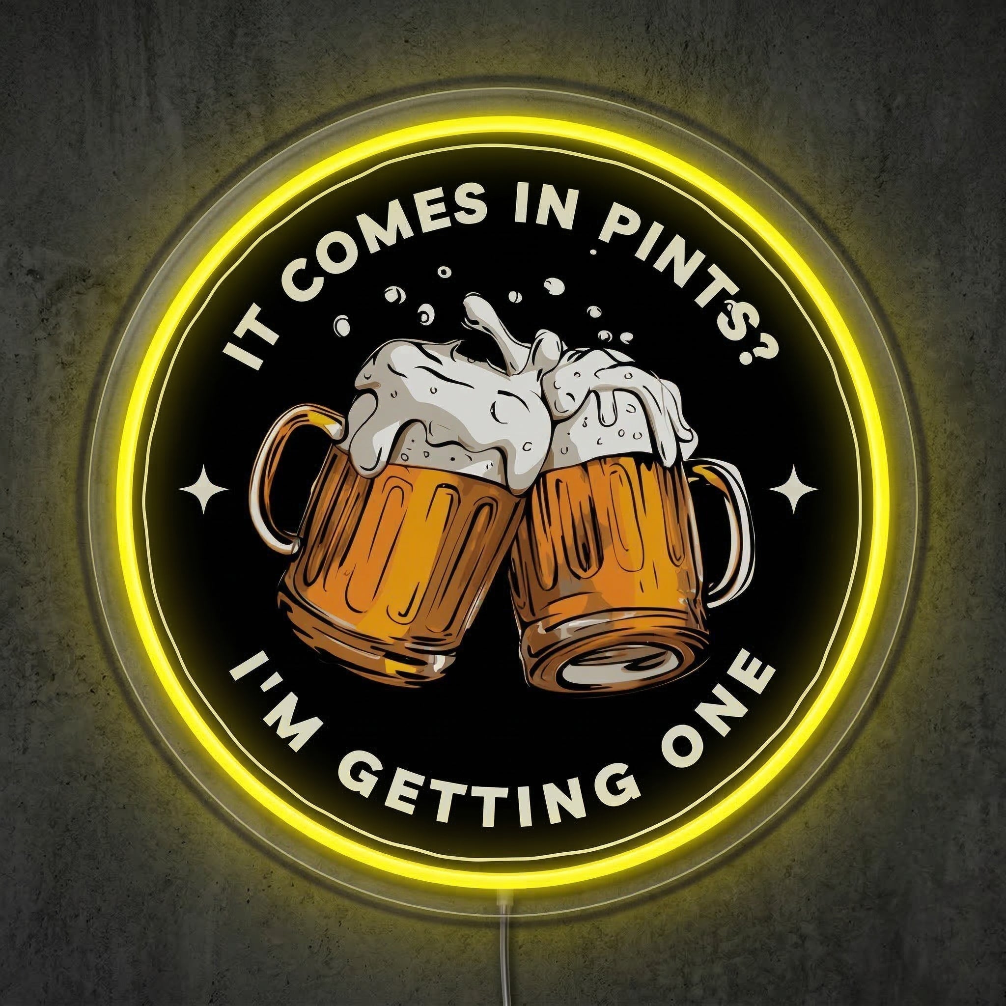 ShineNeon™ Pints Quote Neon Sign Funny Fantasy Movie Bar Decor USB Power Neon Sign - Shineneon