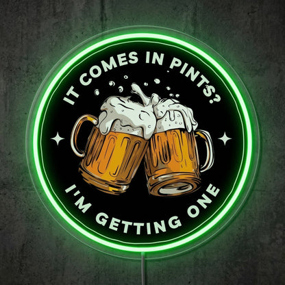 ShineNeon™ Pints Quote Neon Sign Funny Fantasy Movie Bar Decor USB Power Neon Sign - Shineneon