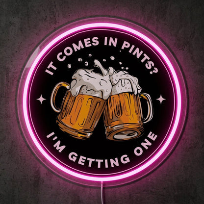 ShineNeon™ Pints Quote Neon Sign Funny Fantasy Movie Bar Decor USB Power Neon Sign - Shineneon