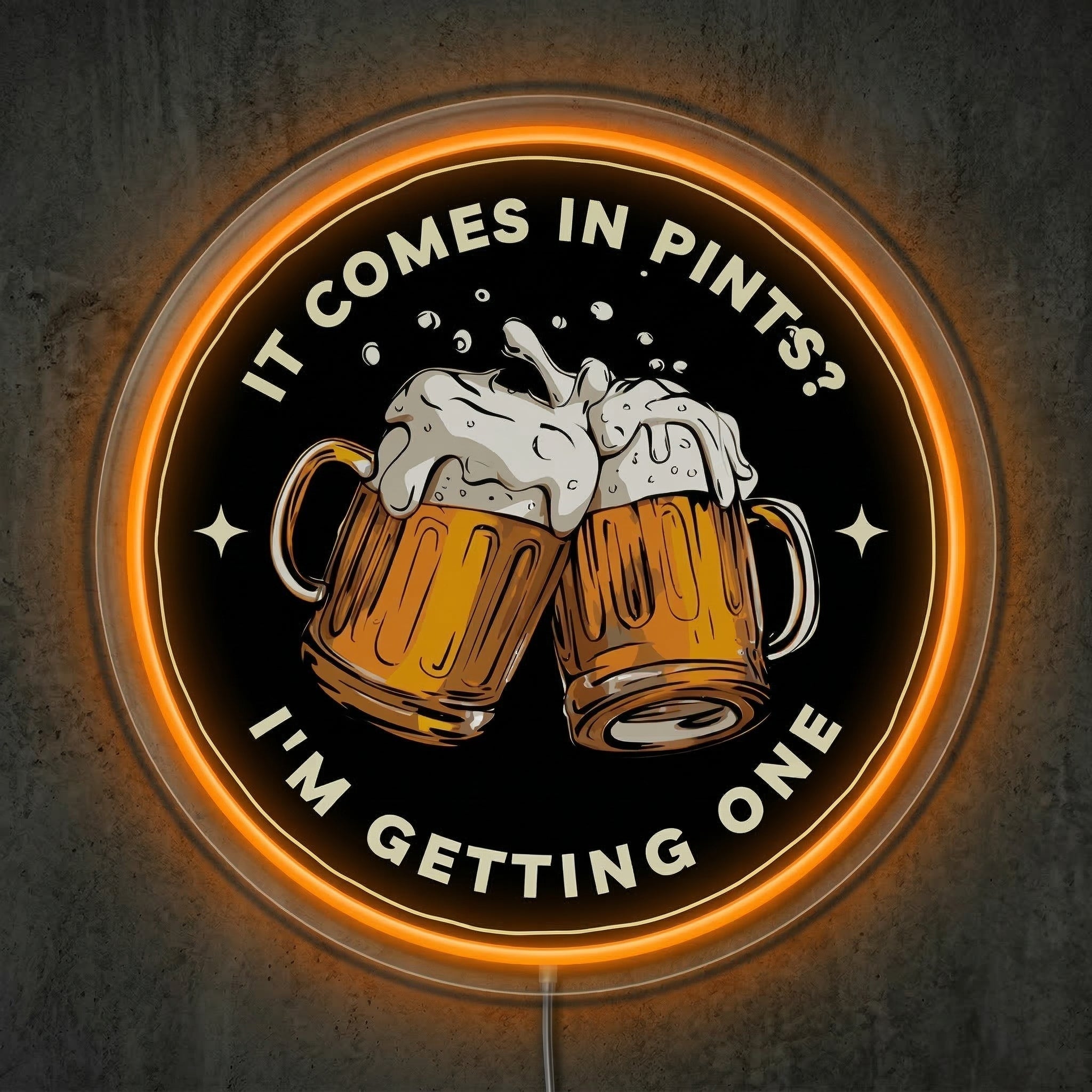 ShineNeon™ Pints Quote Neon Sign Funny Fantasy Movie Bar Decor USB Power Neon Sign - Shineneon