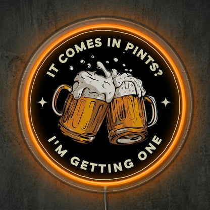 ShineNeon™ Pints Quote Neon Sign Funny Fantasy Movie Bar Decor USB Power Neon Sign - Shineneon