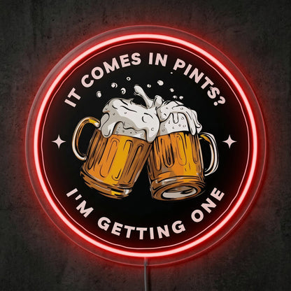 ShineNeon™ Pints Quote Neon Sign Funny Fantasy Movie Bar Decor USB Power Neon Sign - Shineneon