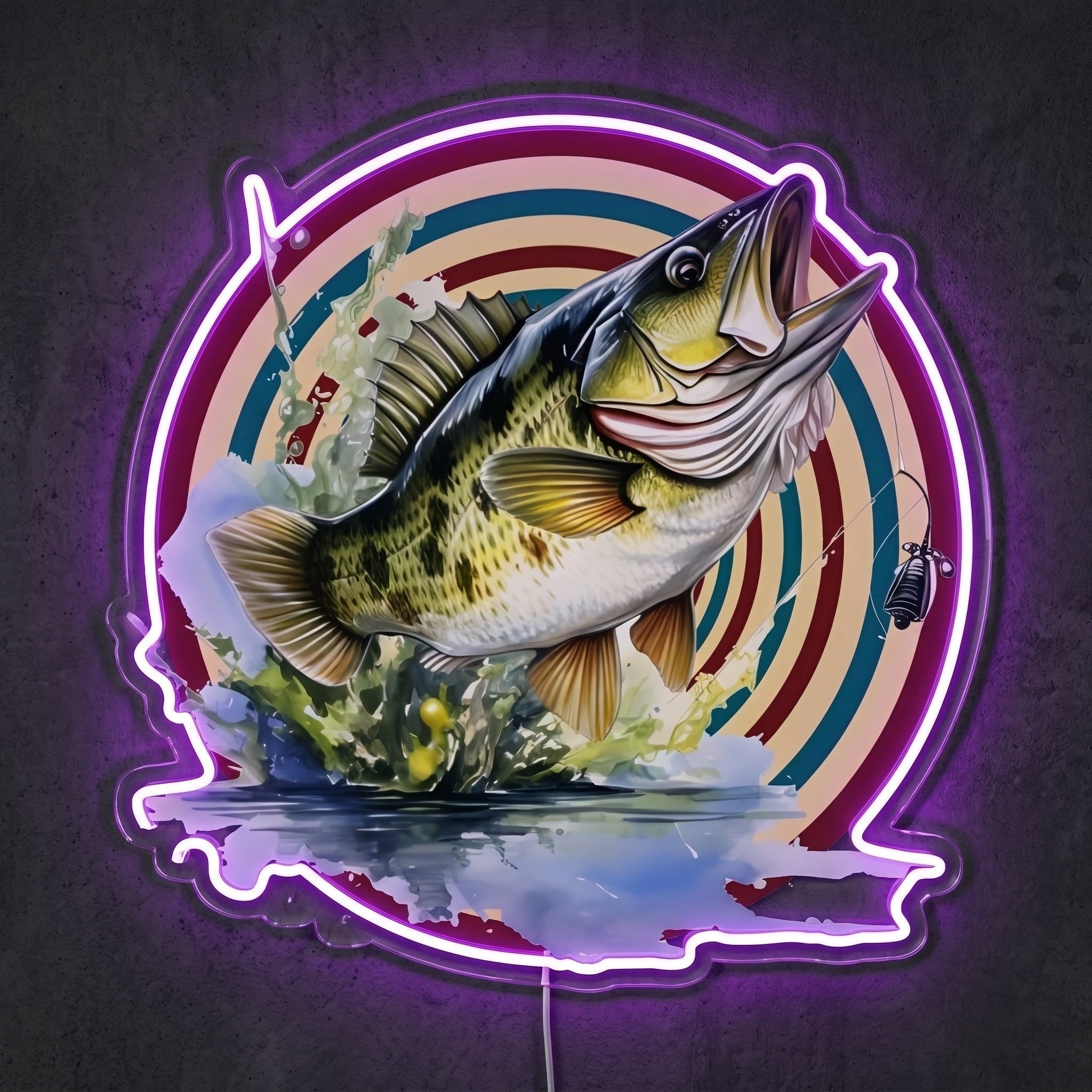 ShineNeon™ Rainbow Bass Wave neon sign USB Power - Shineneon